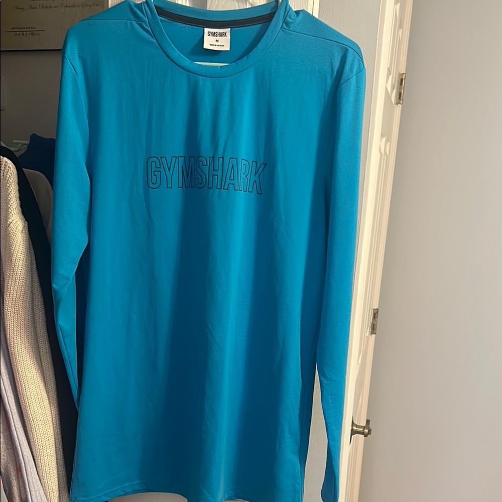 Men’s Gymshark Blue Long Sleeve Shirt